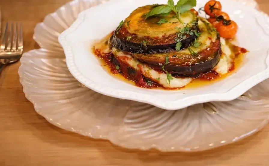 A plated dish from the kitchen at Sierra Recovery