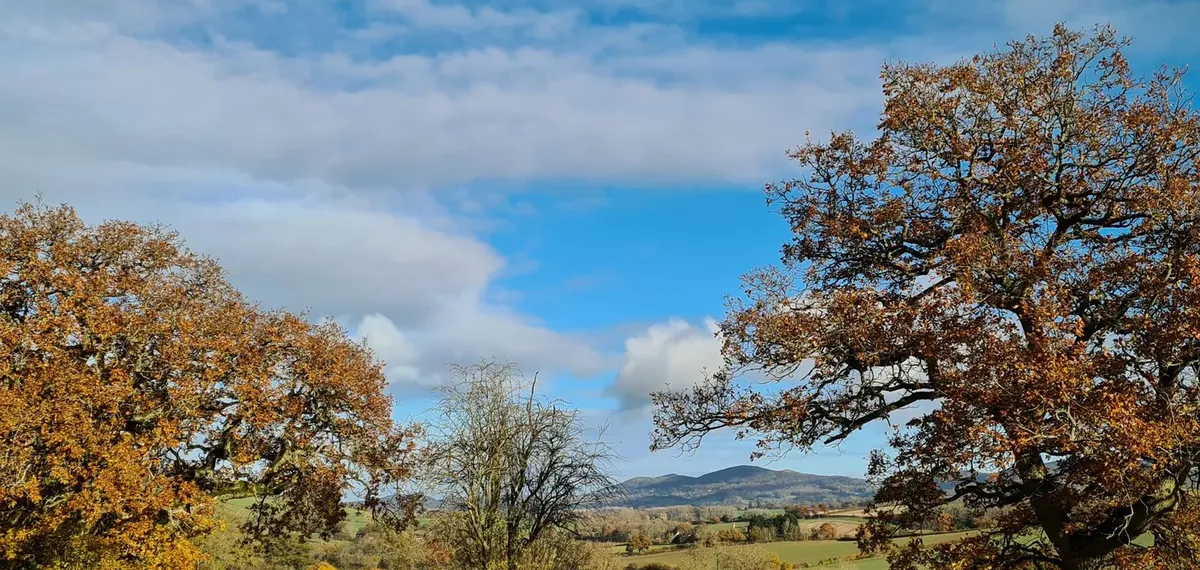 The Herefordshire countryside and the River Wye near Hereford.