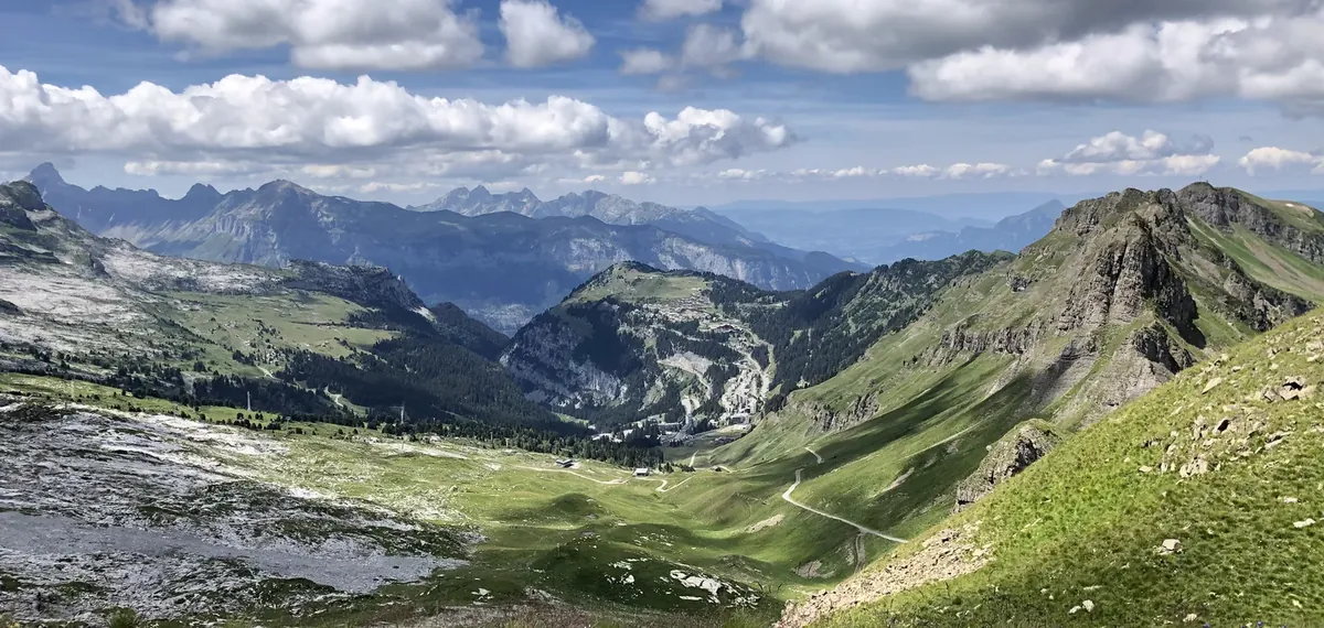 Mountain landscape, illustrative of a residential recovery setting.