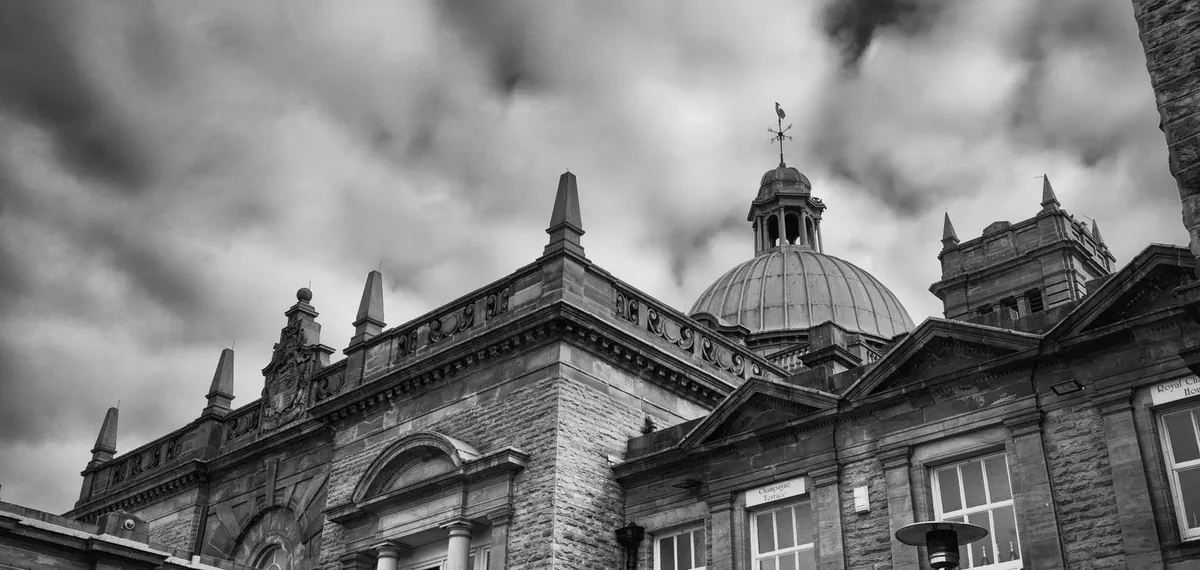 Harrogate town centre and the Stray, North Yorkshire.
