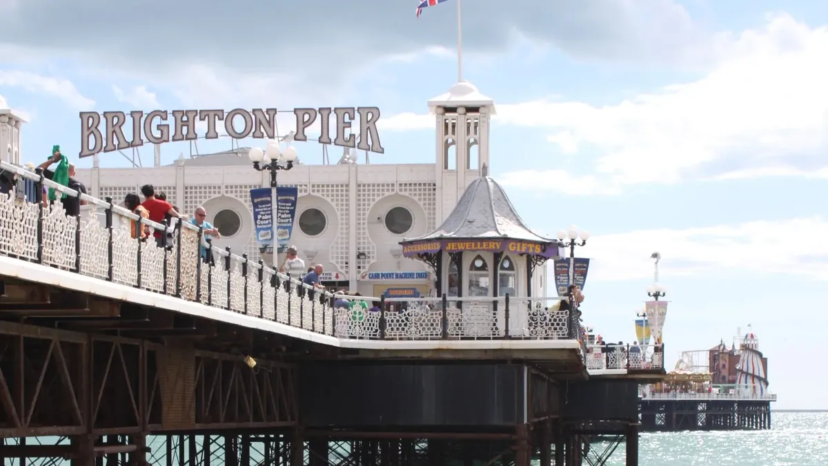 Brighton and Hove seafront.