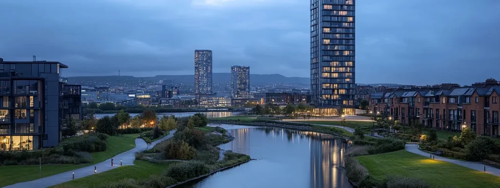 buildings and water