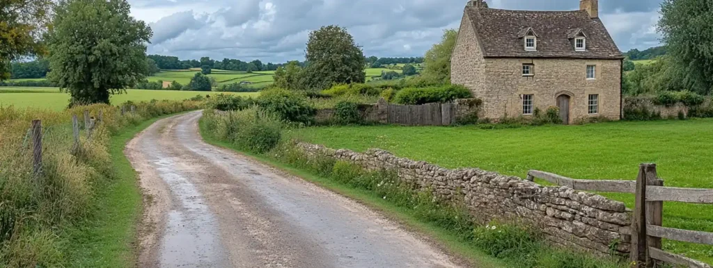 house in countryside