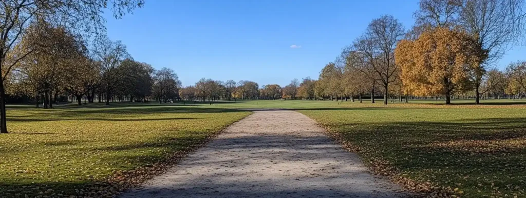 trees in a park