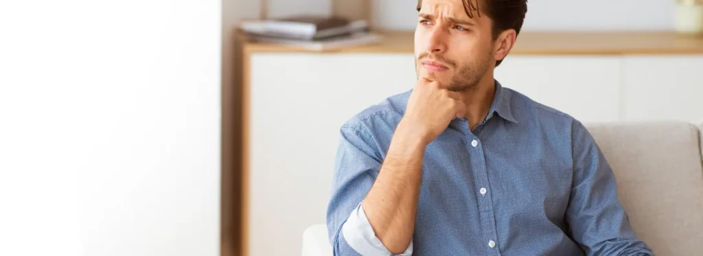 Man thinking