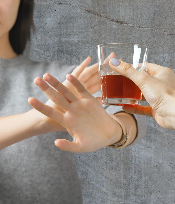 sierra recovery alcohol detox woman holding glass