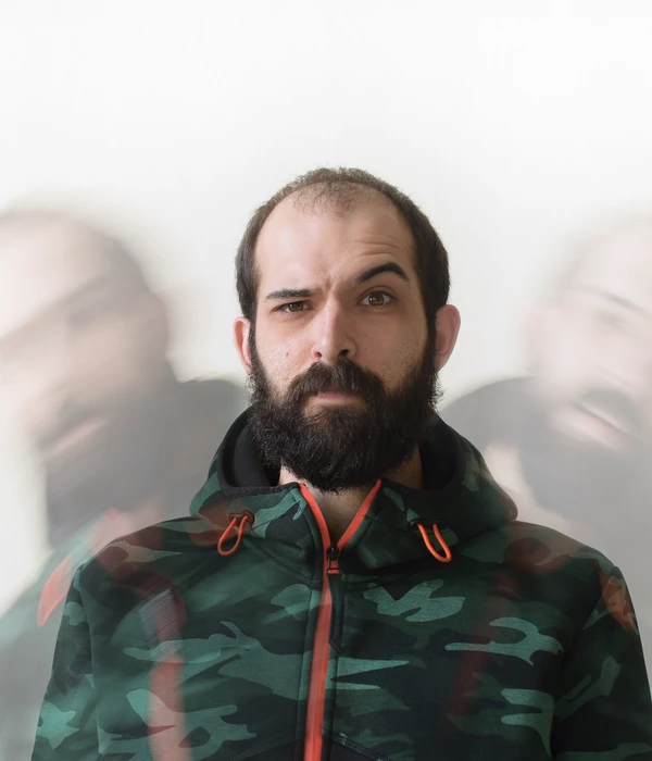 sierra recovery drug detox man beard green jacket