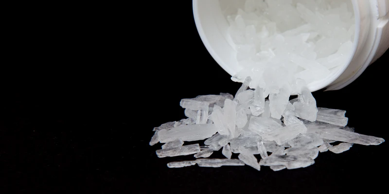 sierra recovery drug detox white container filled ice crystals