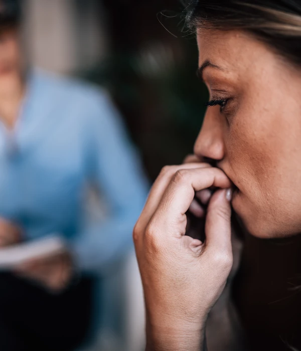 sierra recovery mental health woman sitting front man