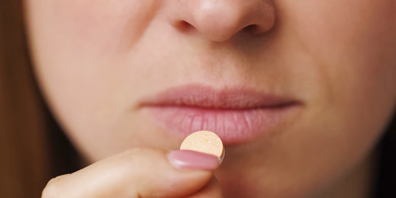 sierra recovery opioid woman holding pill