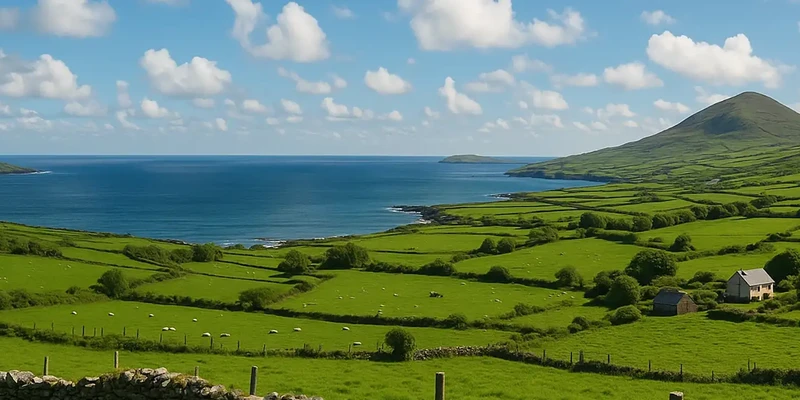 sierra recovery sierra recovery ireland landscape green field sheep grazing