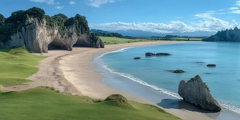 sierra recovery sierra recovery new zealand beach rock formation middle