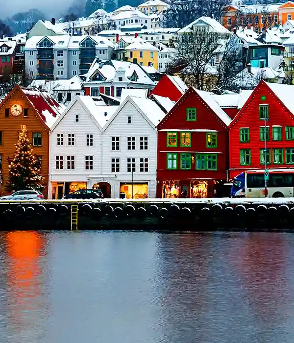 sierra recovery sierra recovery norway city lots colorful houses water