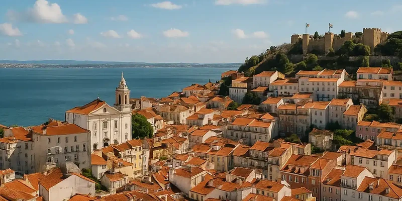 sierra recovery sierra recovery portugal landscape city castle view dubla