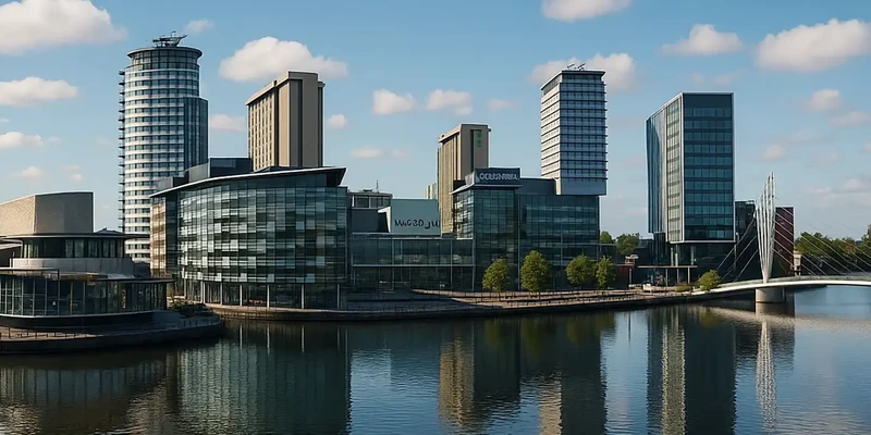 sierra recovery sierra recovery salford city river many buildings water