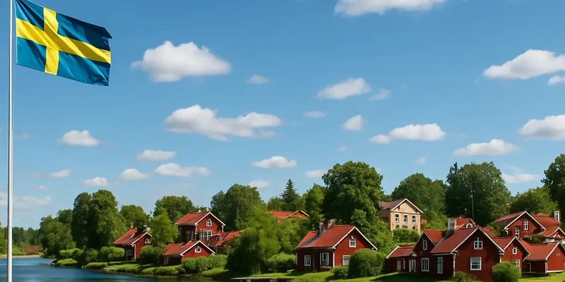 sierra recovery sierra recovery sweden landscape flag flying air lake